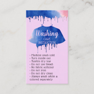 Clothing Washing Care Insert