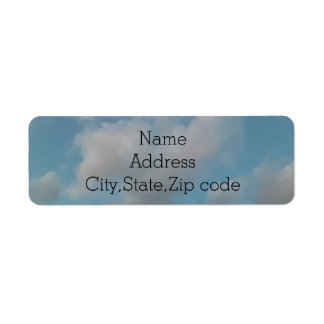 Cloud#21 Return Address Label