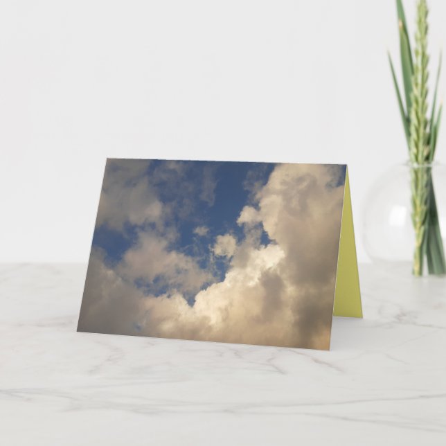 Cloud#7 Folded Greeting Card (Front)