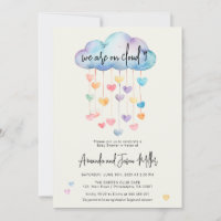 Cloud 9 Baby Shower cute hearts