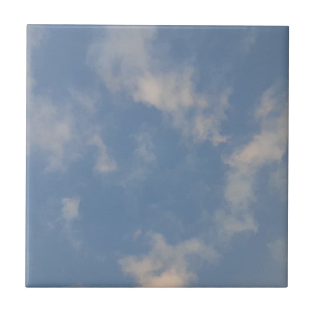 Cloud #9 ceramic tile (Front)