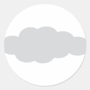 cloud 9 classic round sticker