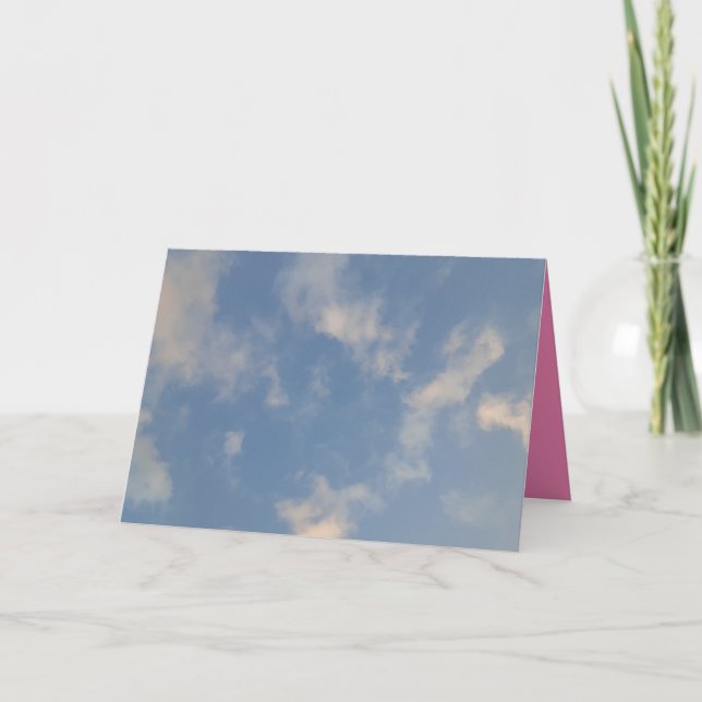 Cloud#9  Folded Greeting Card (Front)