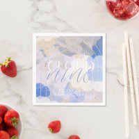 Cloud 9 Gouache Paint Brush Stroke Baby Shower