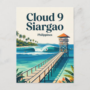 Cloud 9 Surf Break Philippines Postcard