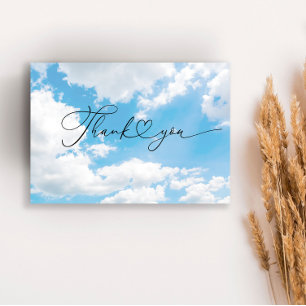 Cloud 9 Wedding Thank You Card