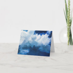 Cloud Abstract Card