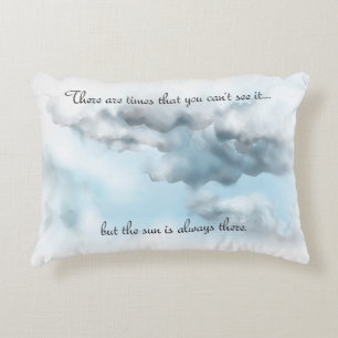 Cloud accent pillow