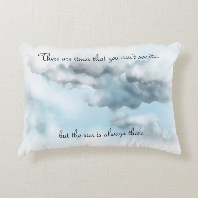 Cloud accent pillow (Front)
