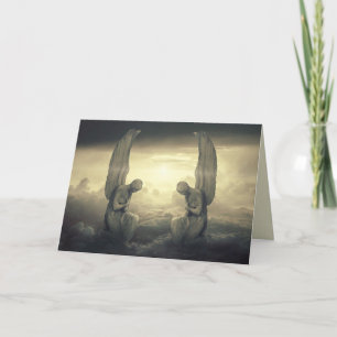 cloud angels greeting card