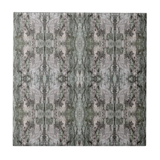 Cloud Atlas Tree Bark Patterned 4.25 Square Ceramic Tile