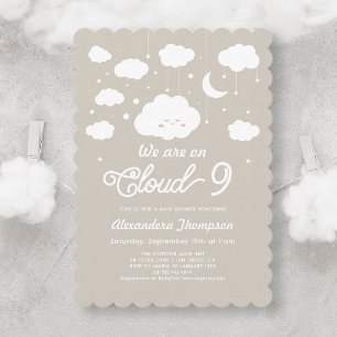 Cloud Baby Shower Invitation