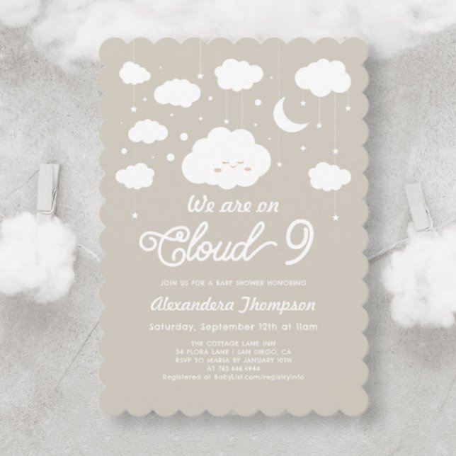 Cloud Baby Shower  Invitation (Creator Uploaded)