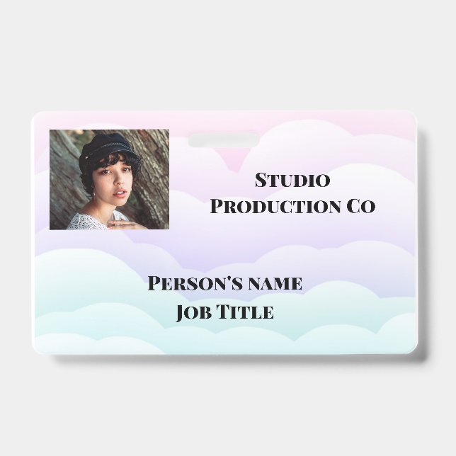 Cloud Badge ID Badge (Front)