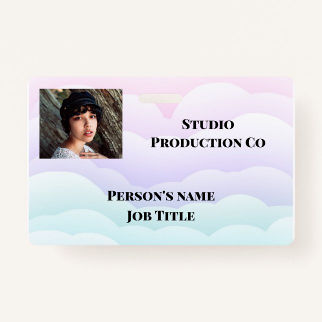 Cloud Badge ID Badge (Front)