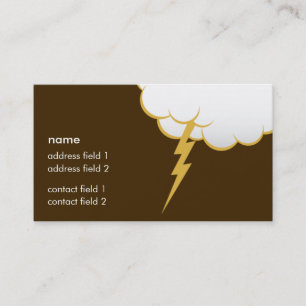 Cloud Bang   Butter Rum Business Card