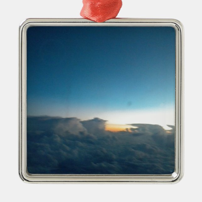 cloud birds metal tree decoration (Front)