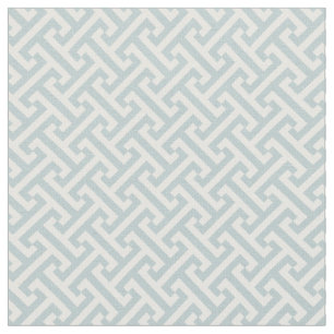 Cloud Blue Greek Key Pattern Fabric