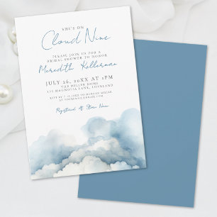 Cloud Bridal Shower Invitation