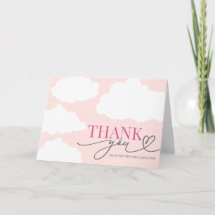 Cloud Bridal Shower Thank You Card