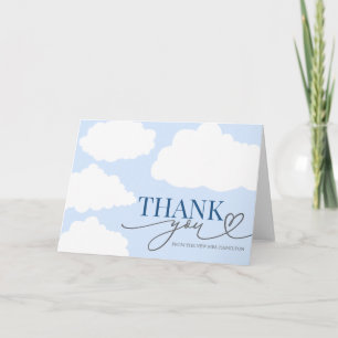 Cloud Bridal Shower Thank You Card