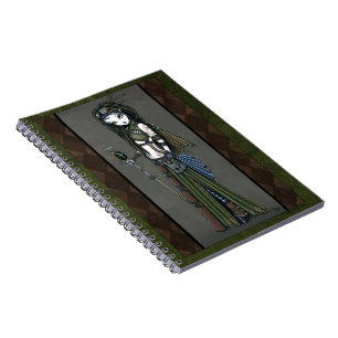 Cloud Burst Steampunk Aviatrix Fairy Notebook