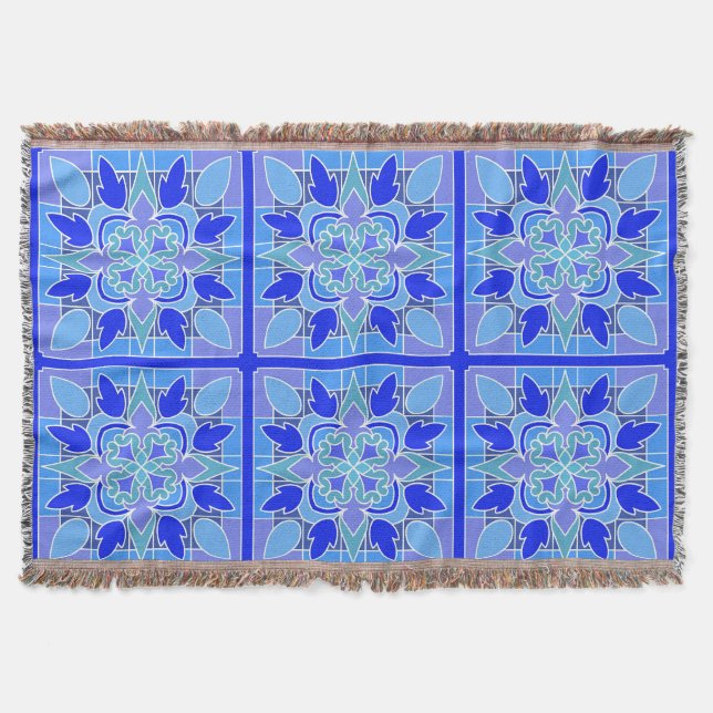 Cloud Burst Throw Blanket (Front)