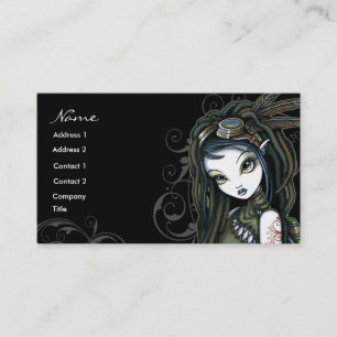 "Cloud Burst" Tribal Aviatrix Fae Business Cards