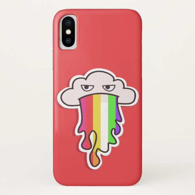 Cloud Case-Mate Barely iPhone X Case (Back)