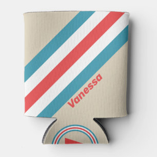 Cloud Chaser Stripes with Name Can Cooler
