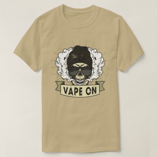 Cloud Chaser Vaping Hipster Vape On Swag T-Shirt (Design Front)