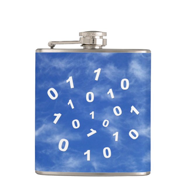 Cloud Computing Data Hip Flask (Front)