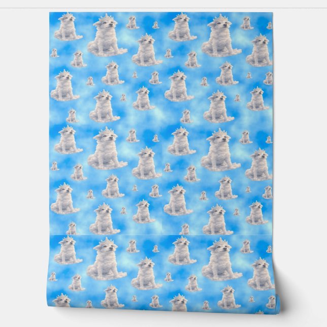Cloud Crown Puppy Wallpaper (Unrolling)