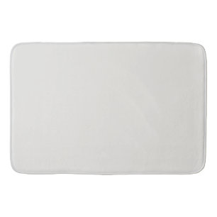 Cloud Dancer Colour Off-white Neutral Grey Plain Bath Mat