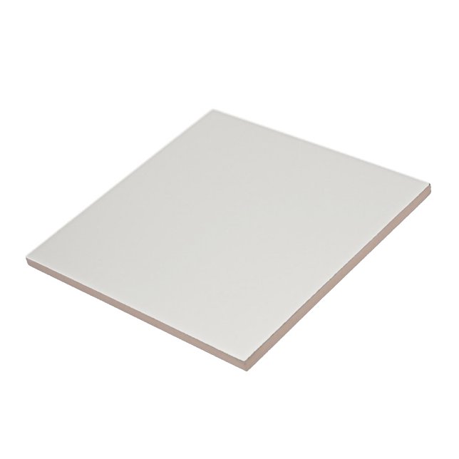 Cloud Dancer Colour Off-white Neutral Grey Plain  Ceramic Tile (Side)
