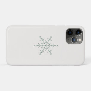 Cloud Dancer Minimalist Snowflake Winter Phone Cas iPhone 11 Pro Case
