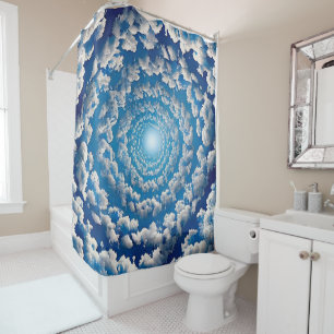 Cloud Design Shower Curtain