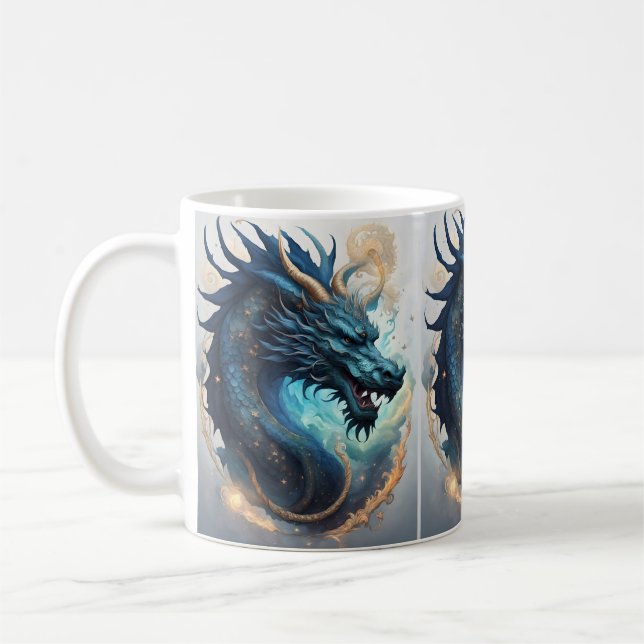 cloud dragon coffee mug (Left)