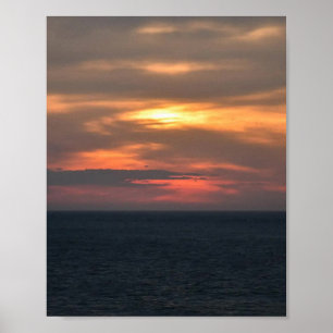 Cloud Drama at Dawn, Ocean City Poster