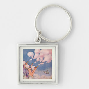 Cloud Faeries Making Clouds Key Ring