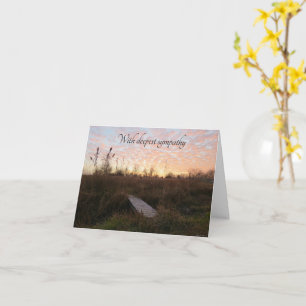 Cloud Filled Sky - Sympathy Card