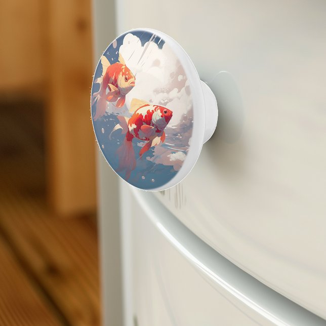 Cloud Fish Ceramic Knob (Creator Uploaded)