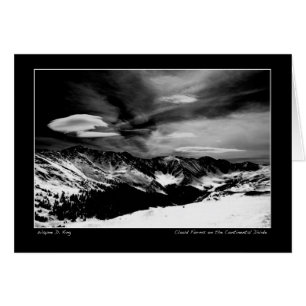 Cloud Form Monochrome Over the Continental Divide