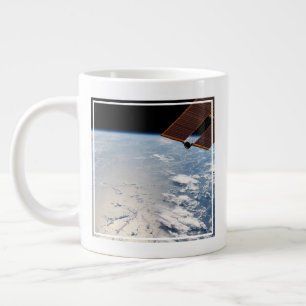 Cloud Formations Surrounding Sunglint Off Pacific Large Coffee Mug