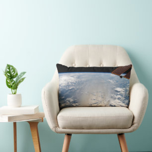 Cloud Formations Surrounding Sunglint Off Pacific Lumbar Cushion