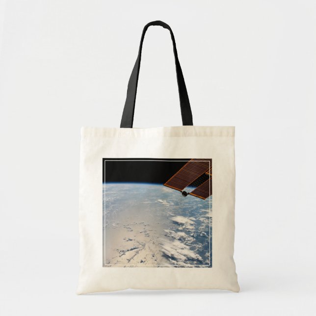 Cloud Formations Surrounding Sunglint Off Pacific Tote Bag (Front)