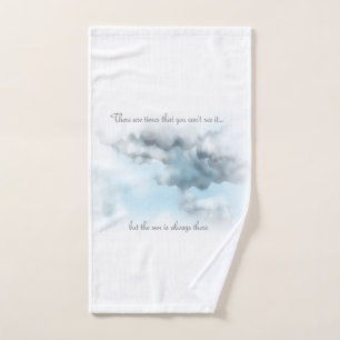 Cloud hand towel