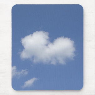Cloud Heart Mouse Pad