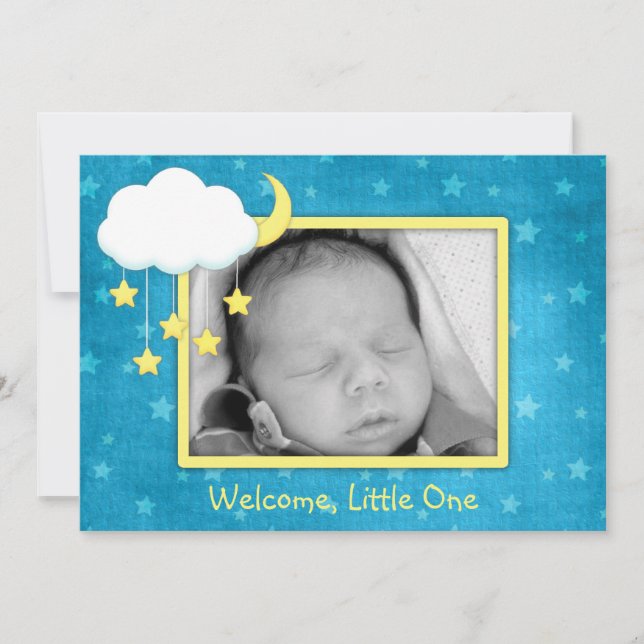 Cloud Mobile Birth Announcements (Front)