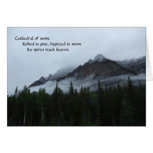 Cloud Mountain with Haiku